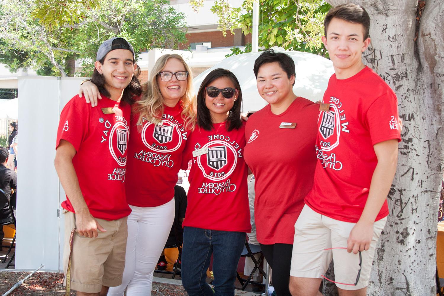 New students at PCC's welcome day.